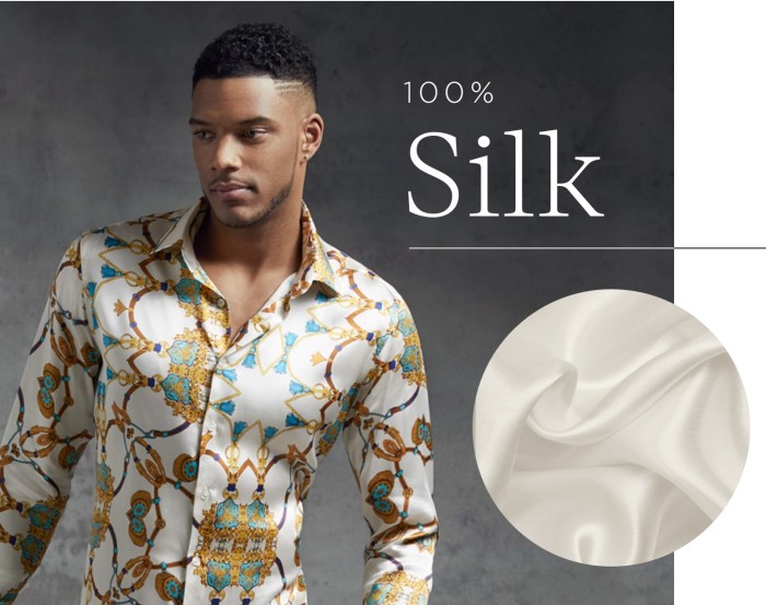 Silk dress shirts for mens