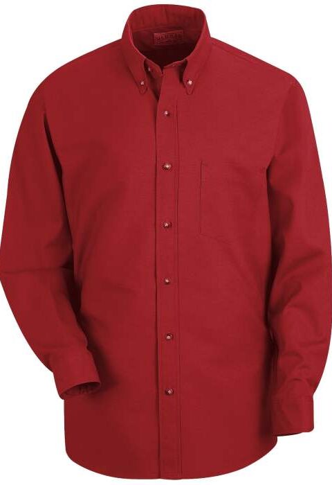 Women's red dress shirt