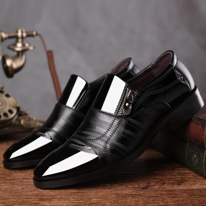 Mens heelless dress shoes