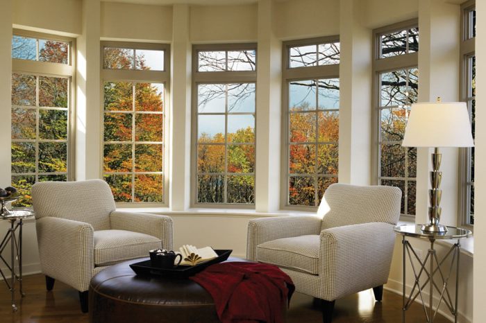 How to decorate a big living room window