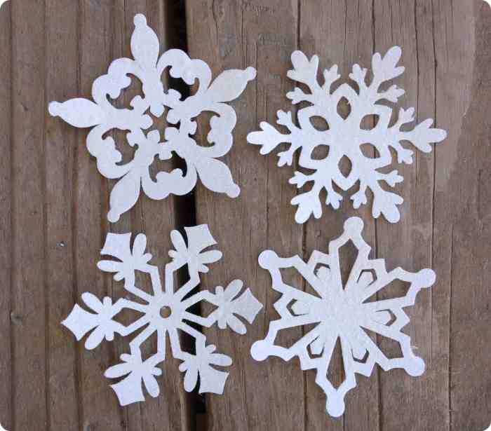 How to make snow decoration