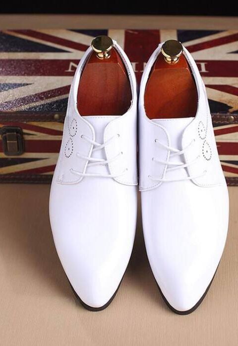 Mens white dress shoes size 14