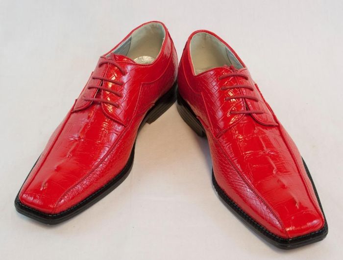 Mens red dress shoes size 14