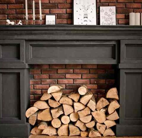 How to make a fake fireplace decoration