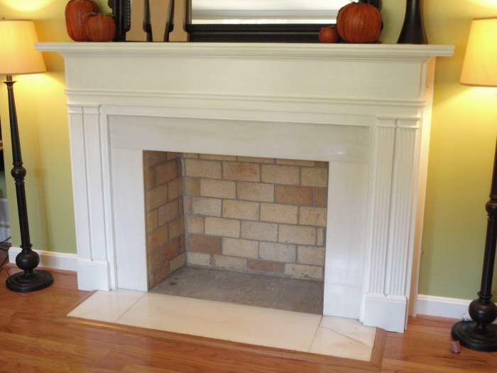 How to make a fake fireplace decoration