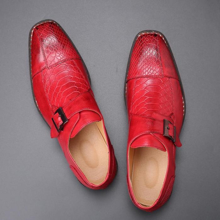 Mens red dress shoes size 14