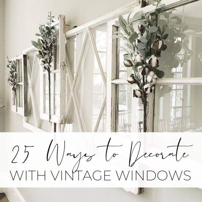 How to decorate old window payne